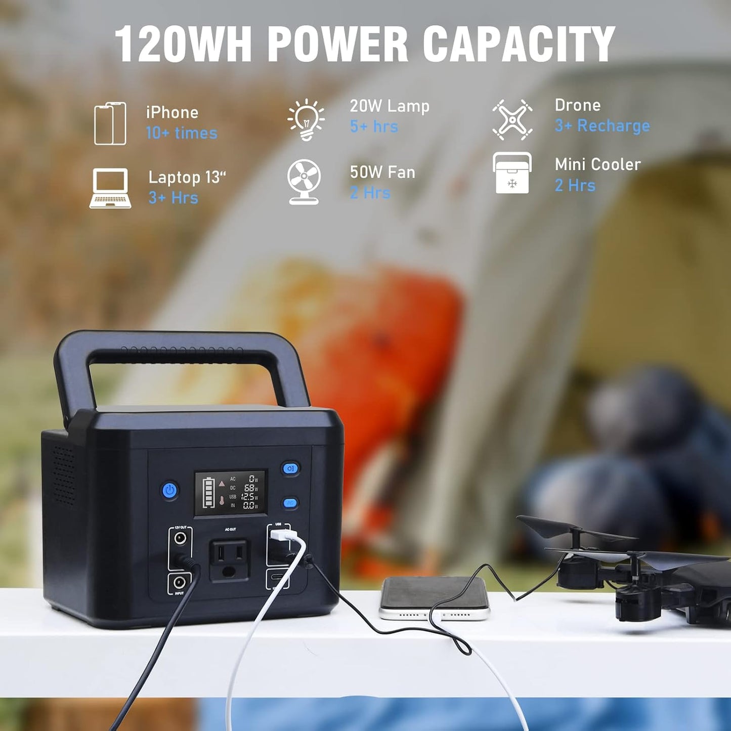 🏕️ Silent Power Generator | Travel Companion 🎒⚡