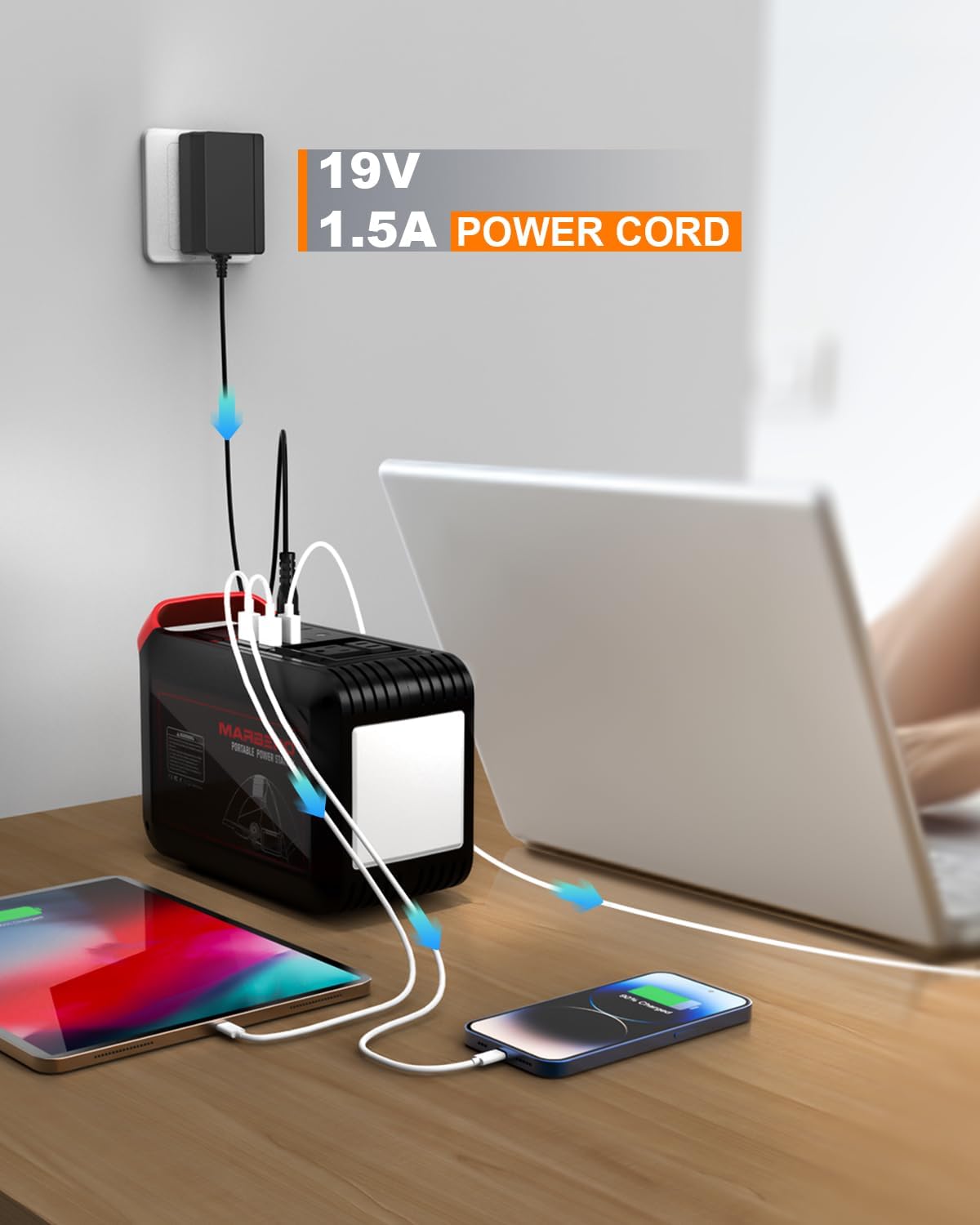 🔌 Outdoor Generator Power Adapter｜Lightweight Travel Charger Connector