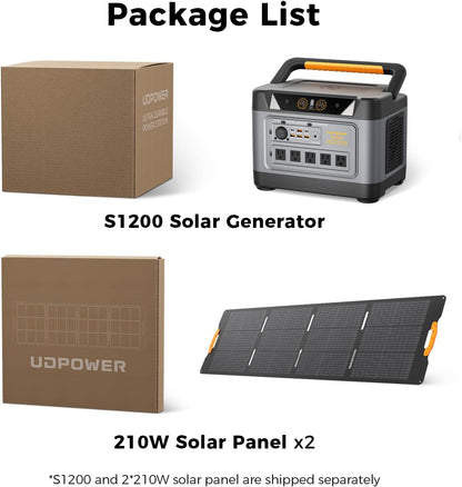 🔥 Fast Charge 80% in 1H | 1190Wh Power Station Camping 🏕️