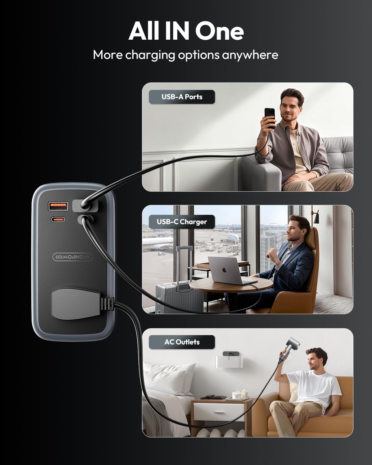 💨 Ultra-Fast Charging Station | Cruise Approved 🚢 | 7 Devices at Once 📱