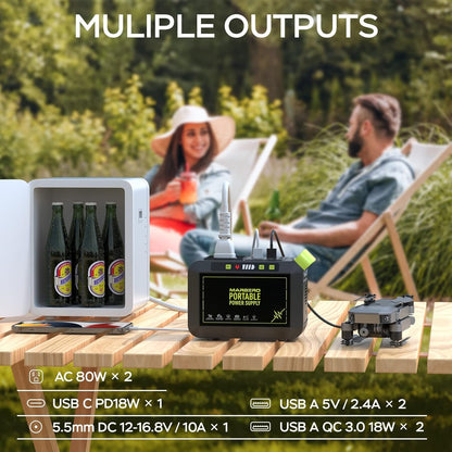 🌲 Off-Grid Power Station w/ Solar | Emergency Backup 🚨