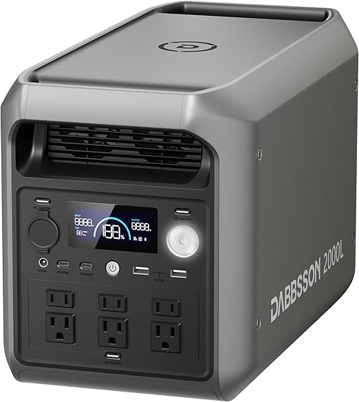 🏡 3kWh Home Backup Generator | 56.8LB | 4000 Cycles Lifepo4 ☀️