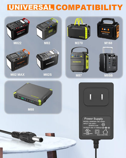 🔌 Outdoor Generator Power Adapter｜Lightweight Travel Charger Connector