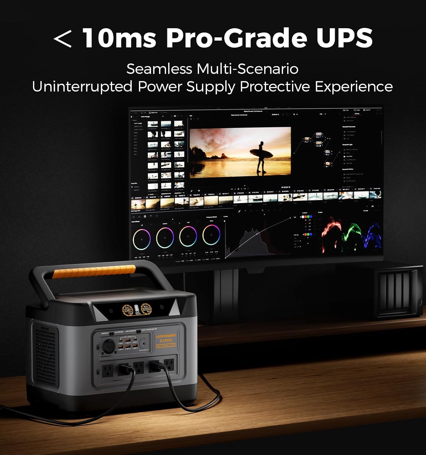 🔥 Fast Charge 80% in 1H | 1190Wh Power Station Camping 🏕️