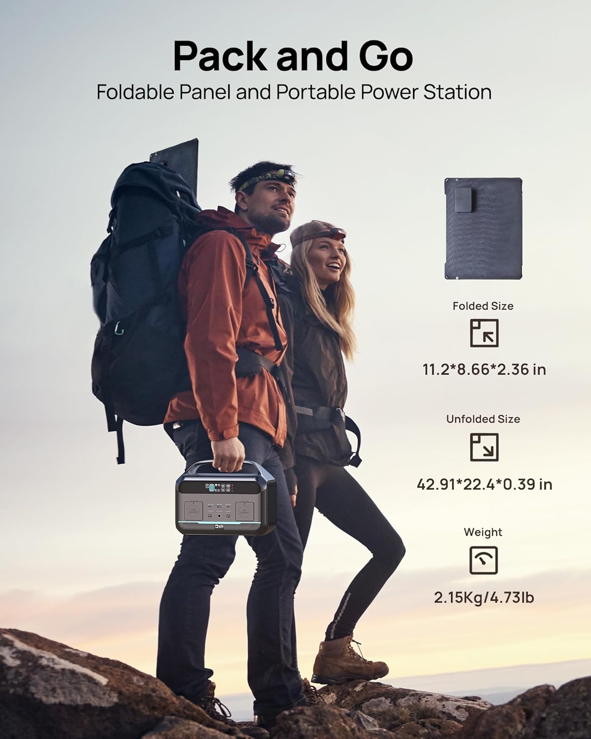 🚀 8.3LB Mini Power Station | CPAP + Laptop + Drone Ready 🔋☀️