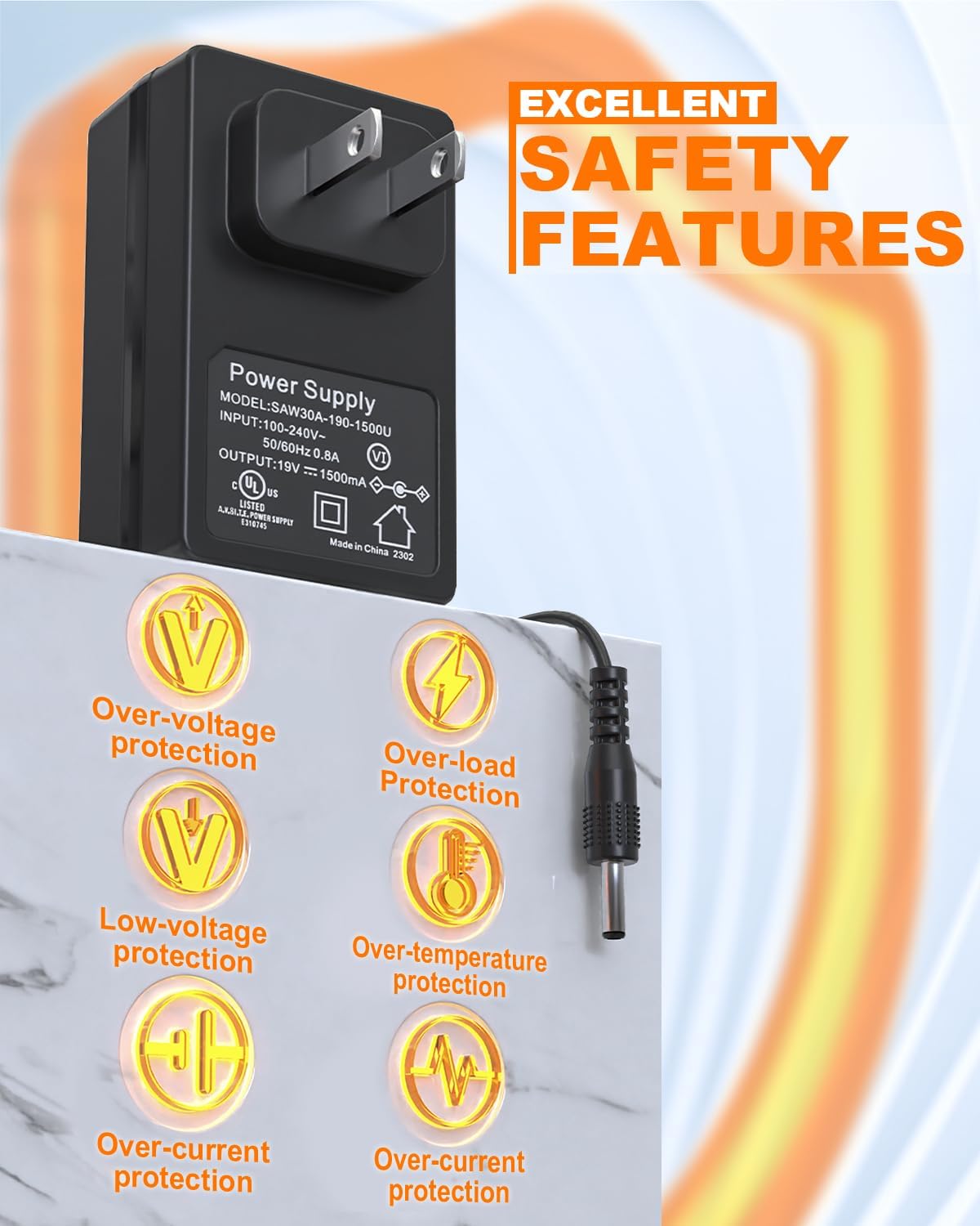 🔌 Outdoor Generator Power Adapter｜Lightweight Travel Charger Connector
