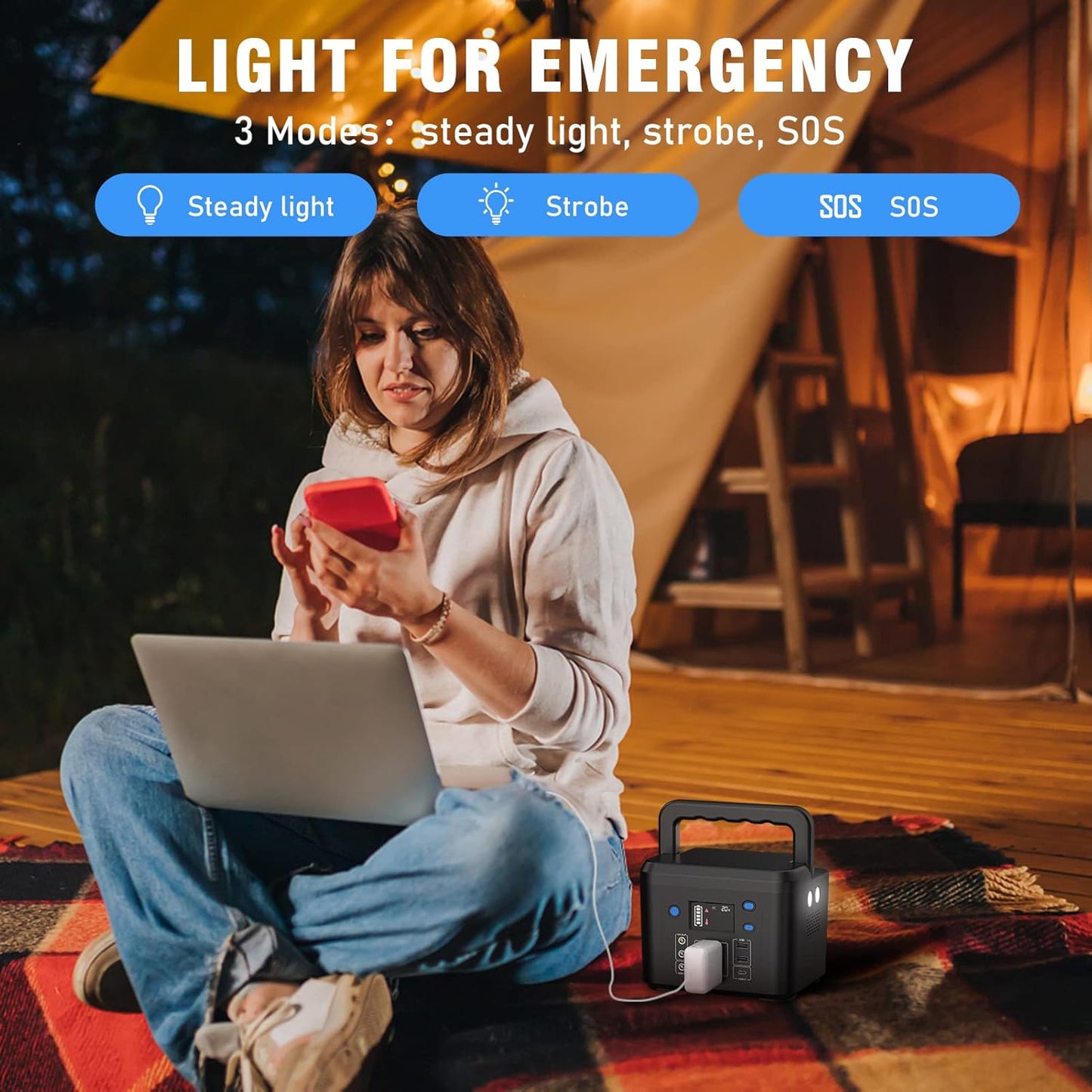 🏕️ Silent Power Generator | Travel Companion 🎒⚡