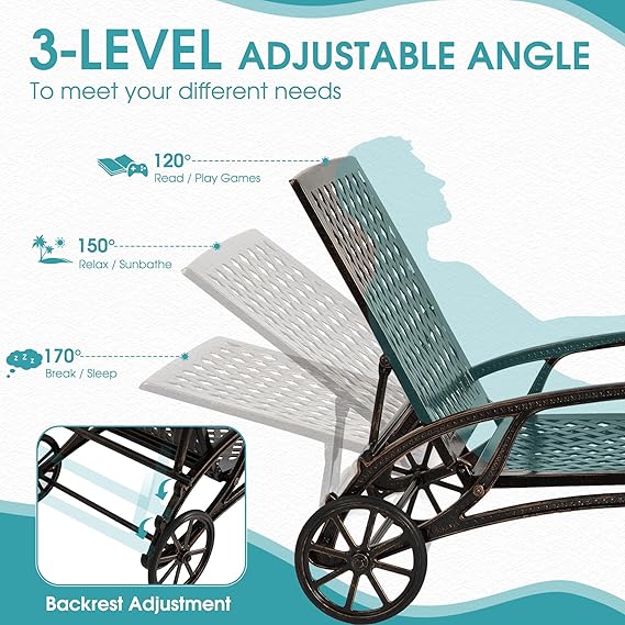 ☀️ Zero Gravity Chaise Lounge Chair | Foldable 🏖️