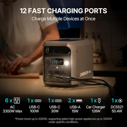 ⚡ 2.2kW Portable Battery | 4000 Cycles + App Control 📱