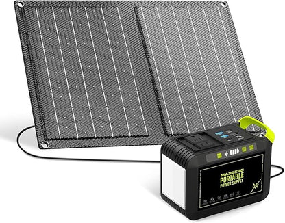 🌲 Off-Grid Power Station w/ Solar | Emergency Backup 🚨